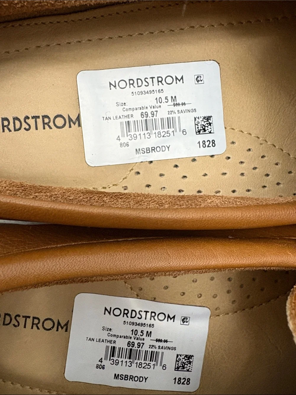 Nordstrom Rack Brody Loafer in Tan Leather Men Size 10.5
